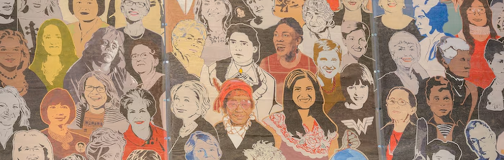Collage of various women