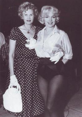 May Mann with Marilyn Monroe